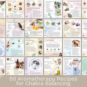 50 Aromatherapy Recipes for Chakra Balancing